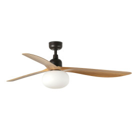Ventilateur Plafond Outwood IP44 Bois Ceiling Fan Faro 343601B