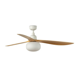 Ventilateur Plafond Outwood IP44 Bois Ceiling Fan Faro 343611B