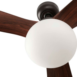 Ventilateur Plafond Outwood IP44 Bois Ceiling Fan Faro 343621B