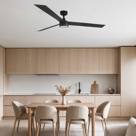 Ventilateur Plafond Cruiser XL Ceiling Fan Noir Faro 342931S 34293WT1S