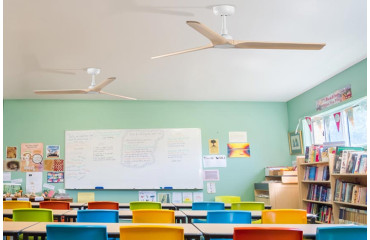 Ventilateurs de plafond pour collectivités : Eoleshop.fr équipe les écoles publiques